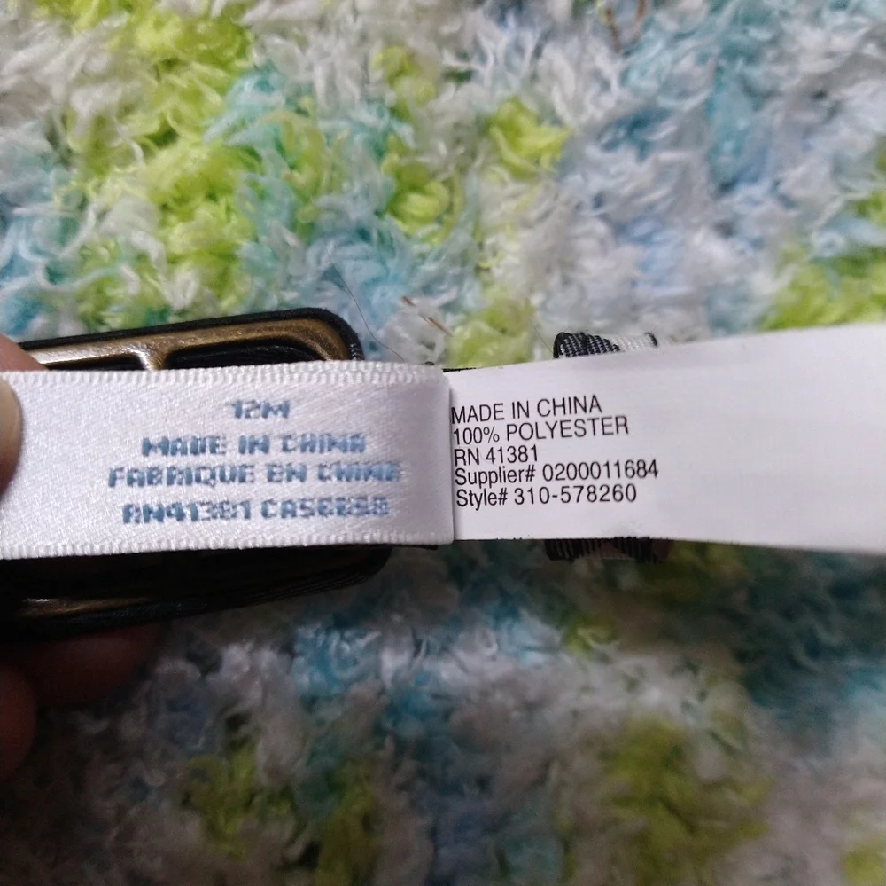 Ralph Lauren Black and White Belt